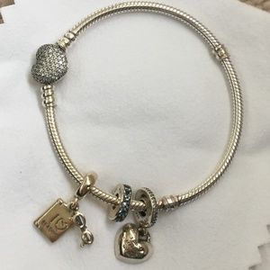 Pandora Bracelet w/ Charms
